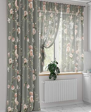 Комплект штор «Роумирс» темно-серого цвета