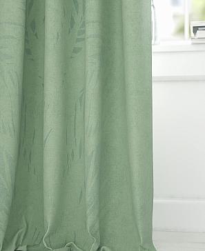 Комплект штор «Ирвирс» зеленого цвета