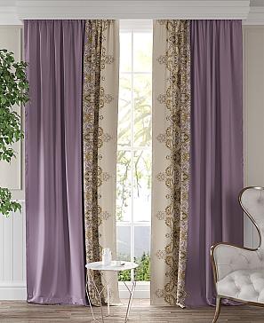 Комплект штор «Ровронс» фиолетового цвета