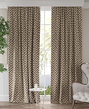 Комплект штор «Элмиорс (коричневый)» | фото 2