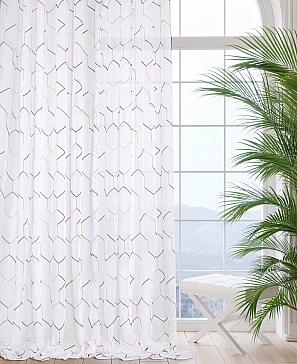 Вуаль «Джана» винного цвета