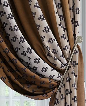 Комплект штор «Ренворс (терракотовый)» | фото 3