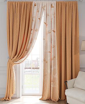 Комплект штор «Кронвеорс (оранжевый)» | фото 2