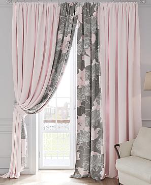 Комплект штор «Кенкринс» пудрового цвета