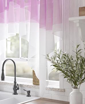 Тюль портьеры «Ленвилос (розовый)» | фото 3