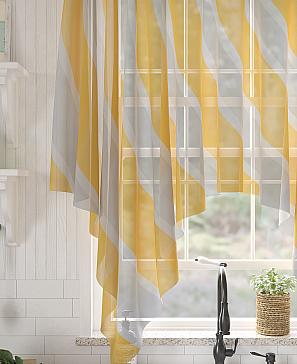 Тюль портьеры «Леманвил (желтый)» | фото 2