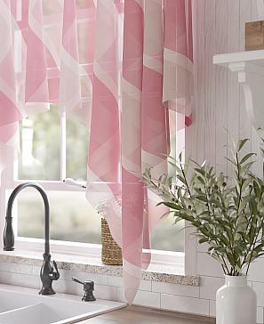 Тюль портьеры «Леманвил (розовый)» | фото 3