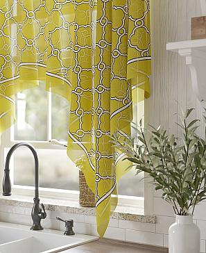 Тюль портьеры «Ревентис (желтый)» | фото 3