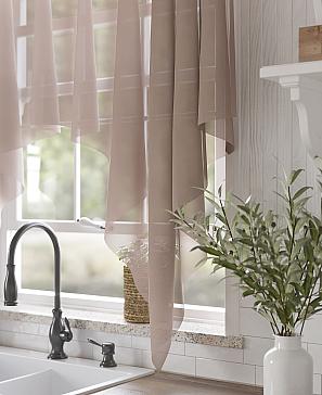 Тюль портьеры «Ревинес (капучино)» | фото 3