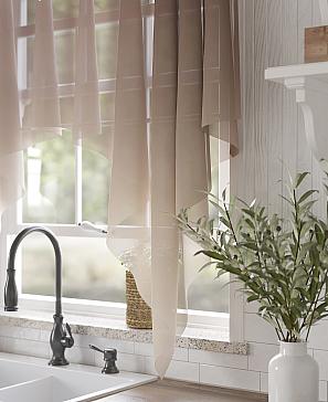 Тюль портьеры «Нелонвис (темно-коричневый)» | фото 3