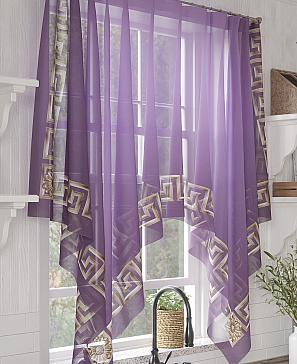 Тюль «Велминс» фиолетового цвета