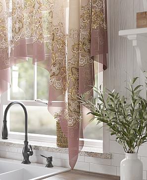 Тюль портьеры «Камиленс (коричневый)» | фото 3