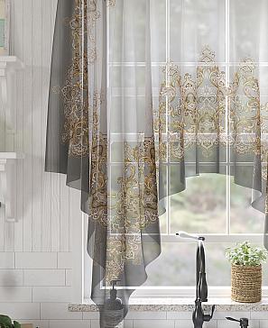 Тюль портьеры «Лиминес (серый)» | фото 2