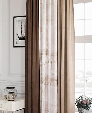 Комплект штор «Милоя (коричневый)» | фото 3