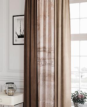 Комплект штор «Милоя (шоколад)» | фото 3