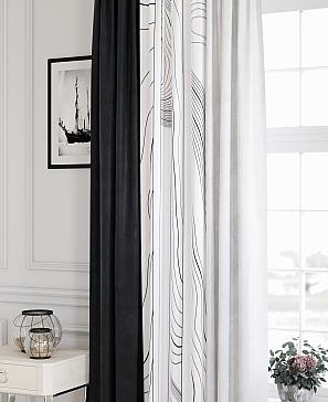 Комплект штор «Менивелс (черный)» | фото 3