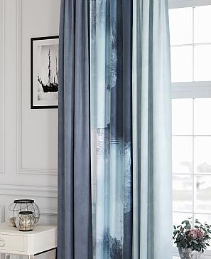 Комплект штор «Ровелинс (синий)» | фото 3