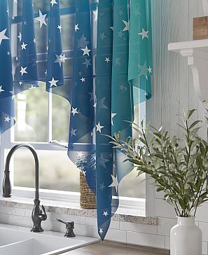 Тюль портьеры «Сенвиорс (сине-бирюзовый)» | фото 3