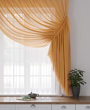 Комплект штор «Фуртадо» светло-коричневого цвета