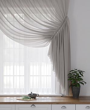 Комплект штор «Фуртадо» серого цвета