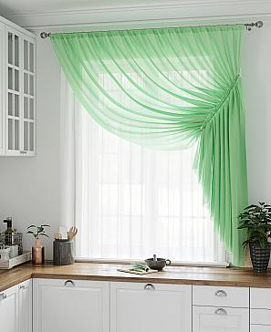 Комплект штор «Фуртадо» зеленого цвета