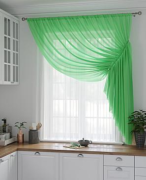 Комплект штор «Фуртадо» зеленого цвета