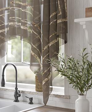 Тюль портьеры «Легренс (коричневый)» | фото 3