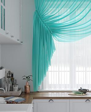 Комплект штор «Лолиф» бирюзового цвета