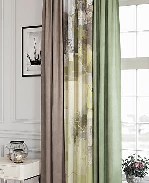 Комплект штор «Милменс (коричнево-зеленый)» | фото 3