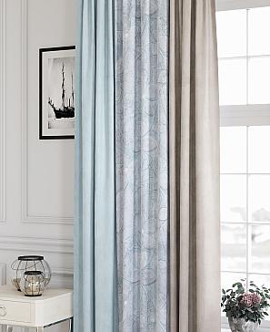 Комплект штор «Лирмеонс (голубой)» | фото 3