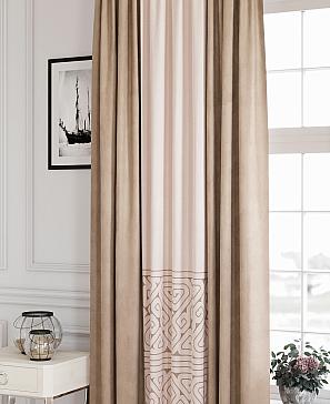 Комплект штор «Лемнерс (коричневый)» | фото 3