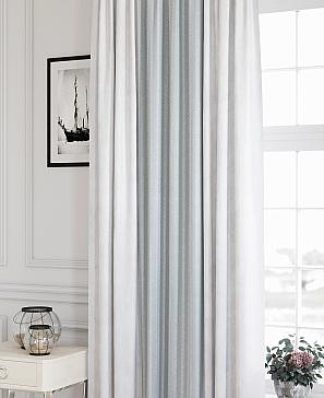 Комплект штор «Нивелонс (бело-голубой)» | фото 3