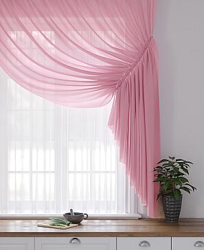 Комплект штор «Фуртадо» розового цвета