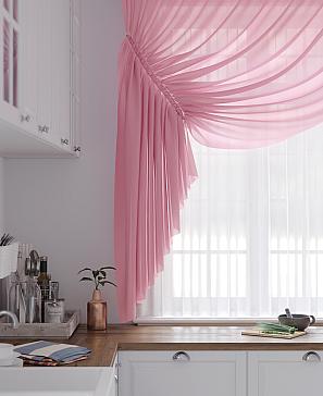 Комплект штор «Лолиф» розового цвета