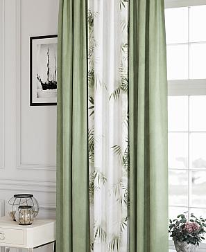 Комплект штор «Лиремнис (зеленый)» | фото 3