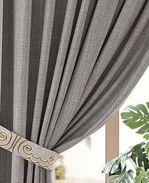 Комплект штор «Ломенкис» серого цвета