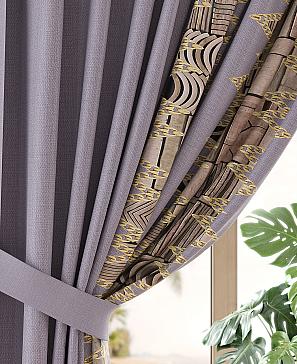 Комплект штор «Римердис» сиреневого цвета