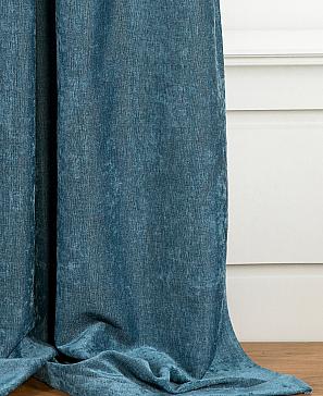 Портьера «Сторм» синего цвета