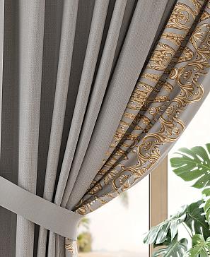 Комплект штор «Морилирс» серого цвета