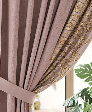 Комплект штор «Морилирс» пудрового цвета