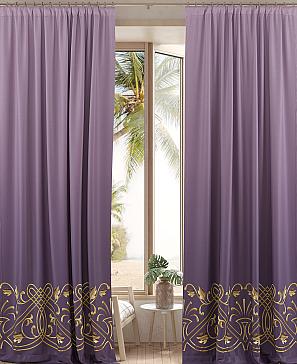 Комплект штор «Ровиронс» фиолетового цвета
