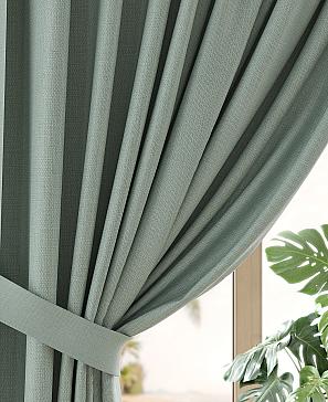 Комплект штор «Реквиорс» бирюзового цвета