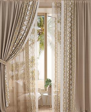 Комплект штор «Римленорс (бежево-оливковый)»