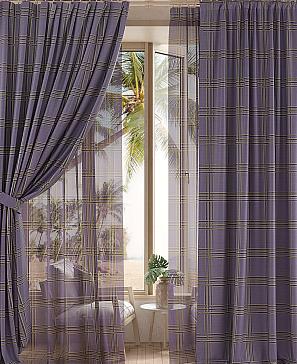 Комплект штор «Рурвинс» фиолетового цвета