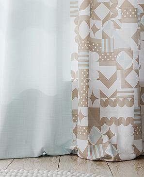 Комплект штор «Римент» карамельного цвета