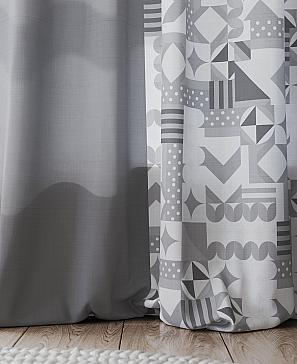 Комплект штор «Римент» серого цвета