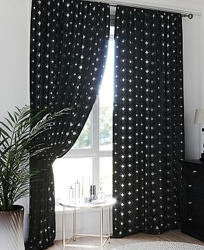 Комплект штор «Фронлес (черный)» | фото 2