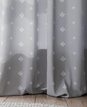 Комплект штор «Фронлес» серого цвета