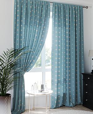 Комплект штор «Фронлес (синий)» | фото 2