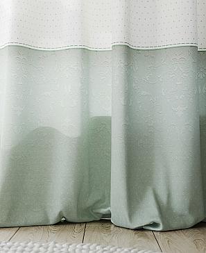 Комплект штор «Менвирел» мятного цвета